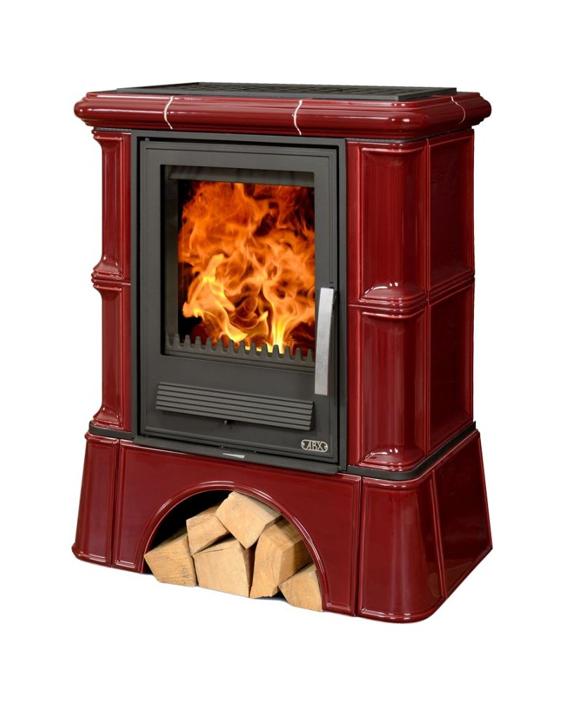 Kachle ABX Bavaria K kachlový sokel  bordó