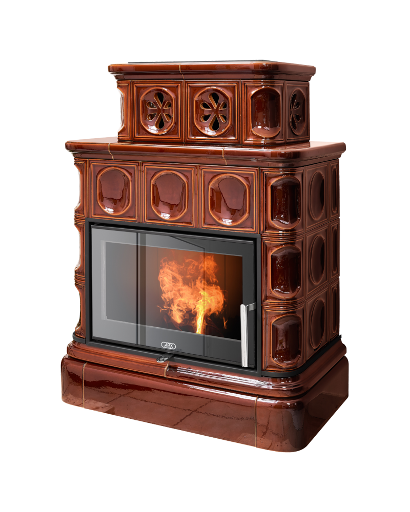 Kachle ABX Karelia kachľový sokel hnedá