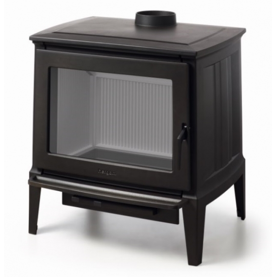 Kachle Hergom E-30 L s ohniskom z bielej liatiny